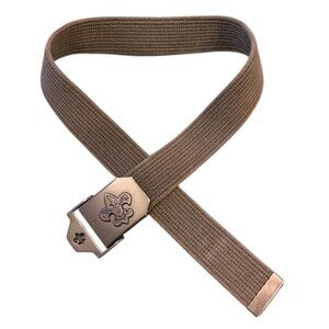 Boy Scouts of America Belt Olive Green Uniform Web with Buckle BSA 32inches